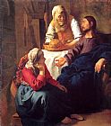 Famous House Paintings - Christ in the House of Mary and Martha